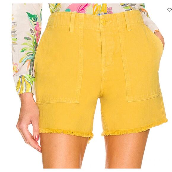 Yellow Women's Shorts - Picture 1 of 5